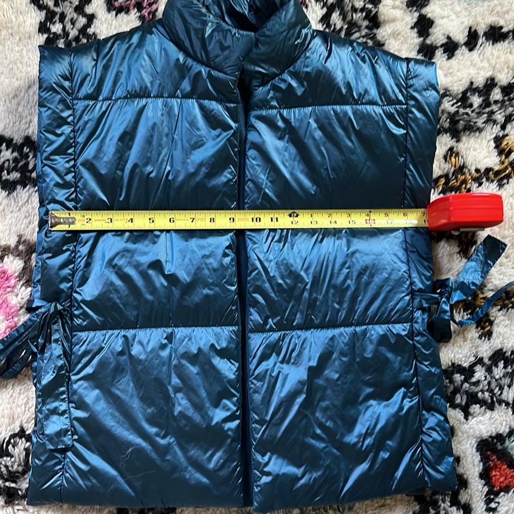 Anthropologie Pilcro Adjustable Puffer Vest - One Size - Peacock - Picture 6 of 7